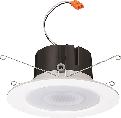 Miniatura 9 de Juno J6SLC RGBW MW M6 Smart RGBW Altavoz Downlight, color dinámico rojo, verde, azul blanco, blanco mate, 6 pulgadas