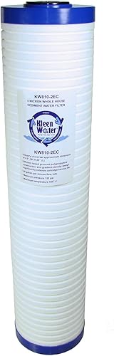 Miniatura 2 de KleenWater Filtros compatibles con cartuchos de repuesto Pentek DGD-5005-20  DGD-5005, 4.5 x 20 pulgadas, 5 micrones, suciedad, óxido y sedimentos,
