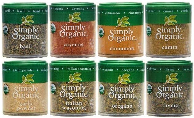 Simply Organic Basics 8 Spices Gift Set