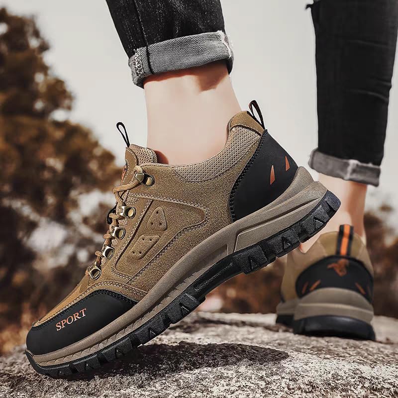 Hiking Boots Mens Working Shoes Winter Boots Snow Shoes Casual Lightweight Waterproof Snow Boots All-Terrain Breathable Outdoor Ankle Boots Trekking Hiking Shoes hiking boots hiking boots men3