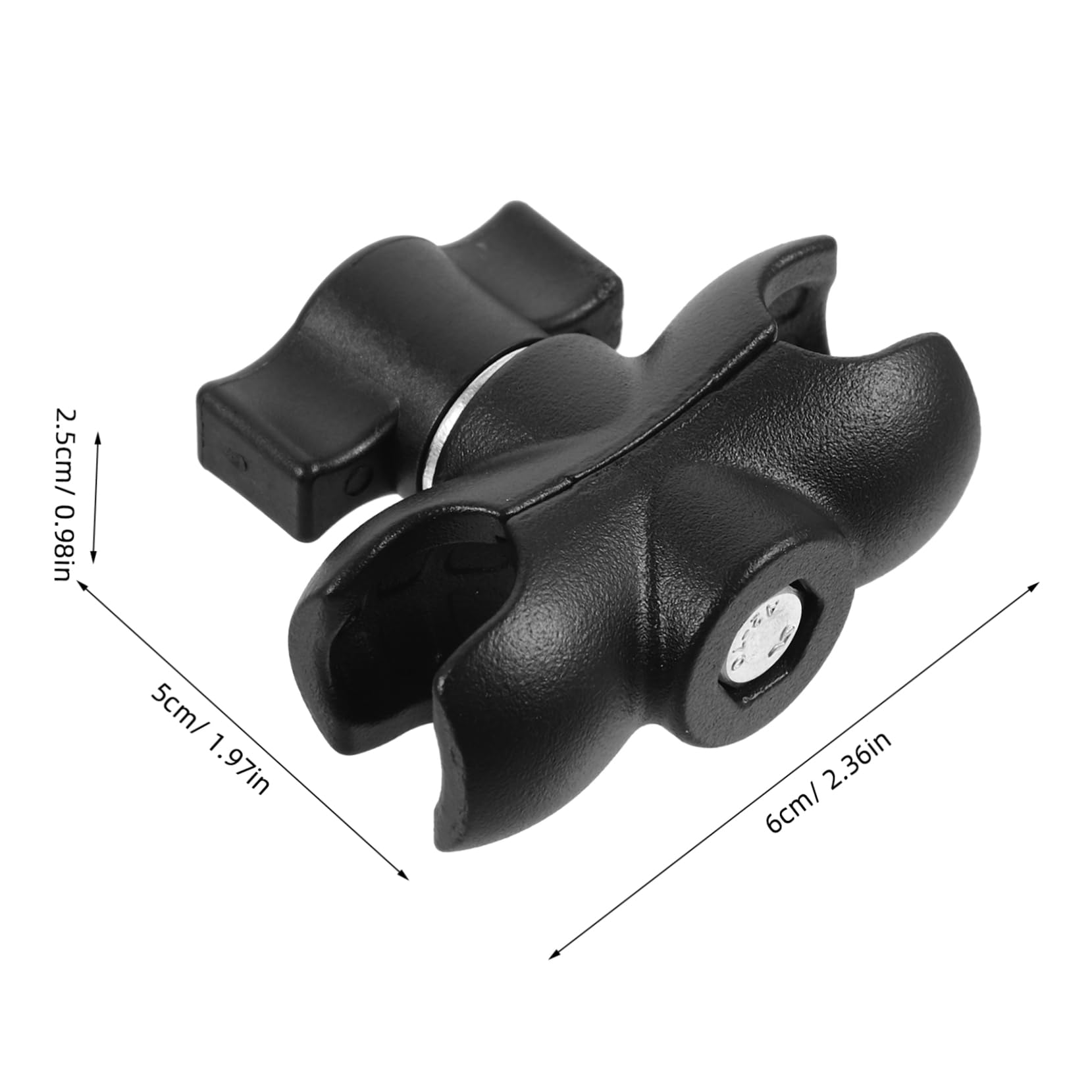 Hemobllo Ball Head Connecting Rod Adapter for Motorcycle Cameras Extension Arm Clamp Easy Installation for Outdoor Sports Enthusiasts Versatile Angle Durable Replacement