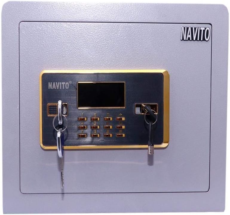 Navito Orion 360A Alarm & Memory Series Safe Steel Locker (Grey)