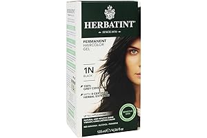 Herbatint Permanent Herbal Hair Colour Gel 1N Black