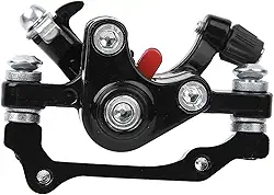 Conjunto de freios a disco, freios a disco dianteiros e traseiros, 8,5 x 5 x 4 cm/3,3 x 2 x 1,6 pol. Pinça de freio a disco mecânico para acessórios de bicicletas (160/180)