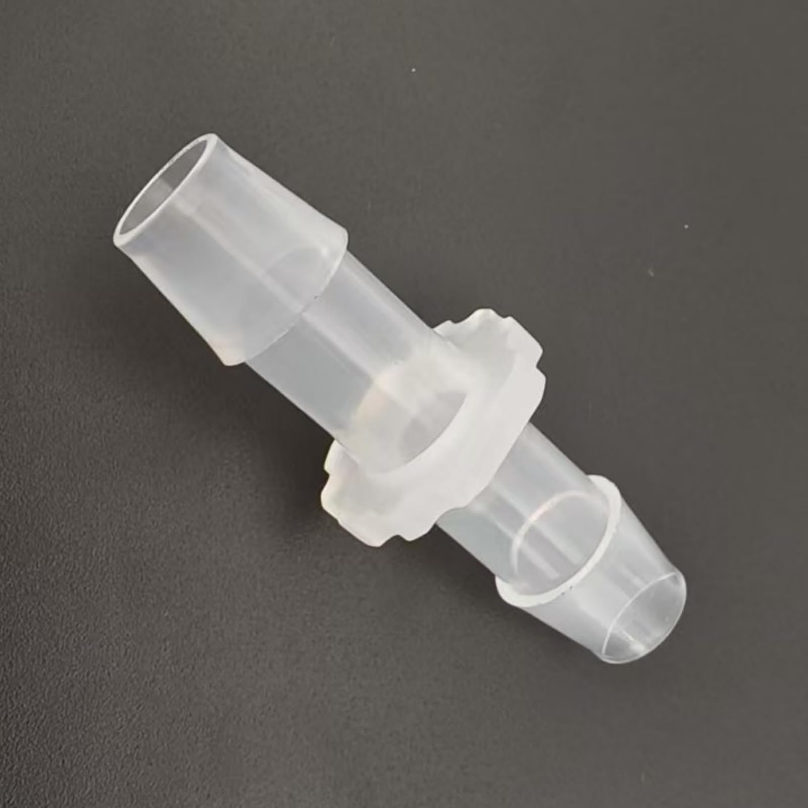 Paquete de 50 conectores de púas rectas iguales de plástico reutilizable de PP transparente for maquinaria de laboratorio y alimentos - Accesorios de púas for mangueras(9.6mm 3/8inch)