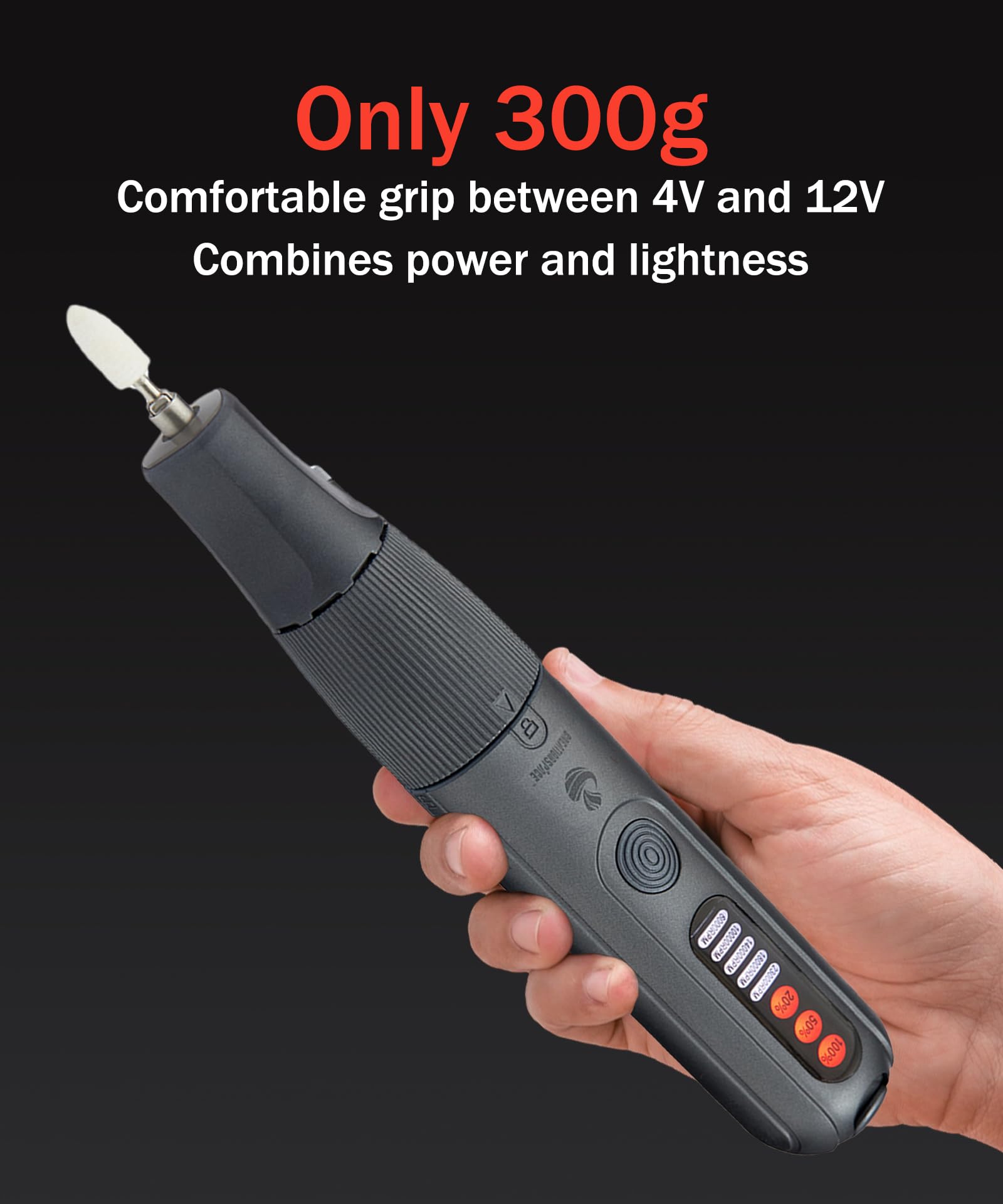 Mini Trapano Elettrico 8V Mini Trapano a Batteria | 5 Velocità (6000-23000RPM) con 56 Accessori | Utensile Rotante Multifunzione per Fai da Te | Luce LED, Ricarica USB-C | Leggero e Compatto