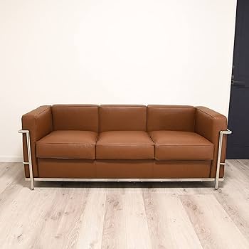 ルコルビュジェ LC3 2人掛け　レザーソファー　大塚家具　ダークブラウン ルコルビュジェ LC3 2Pソファー 大塚家具 2人掛け・3人掛けソファ