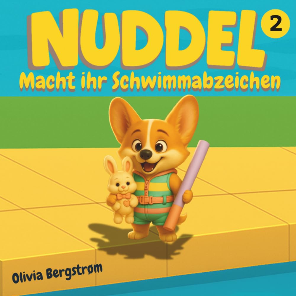 Kinder Bilderbuch mit Geschichte – Nuddel macht ihr Schwimmabzeichen (Band 2): Liebevolle Vorlesegeschichte | Für Mädchen & Jungen ab 3 Jahren (Nuddels Welt)