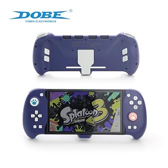 DOBE - Hall Effect Plug-play Handheld Mode SWICTH Controller with Kickstand , Controller for Nintendo Switch/Switch OLED with 6-Axis Gyro, Back Button Mapping, Vibration, PD Fast Charge TNS-1188B