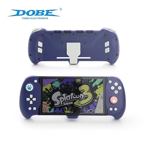 DOBE - Hall Effect Plug-play Handheld Mode SWICTH Controller with Kickstand , Controller for Nintendo Switch/Switch OLED with 6-Axis Gyro, Back Button Mapping, Vibration, PD Fast Charge TNS-1188B