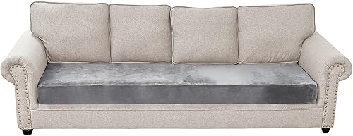 Rosnek Fundas de cojín de terciopelo elásticas para sofá seccional en forma de L, funda de sofá modular, funda suave para sofá en forma de L (para 4