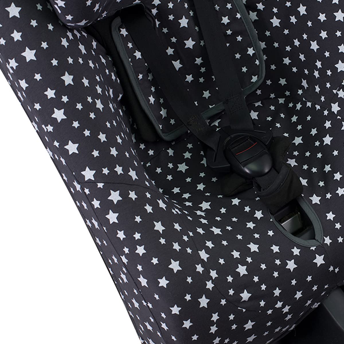 JYOKO Kids Funda de algodón para Silla de Coche Compatible con Concord Reverso I-Size Plus (Winter Sky)