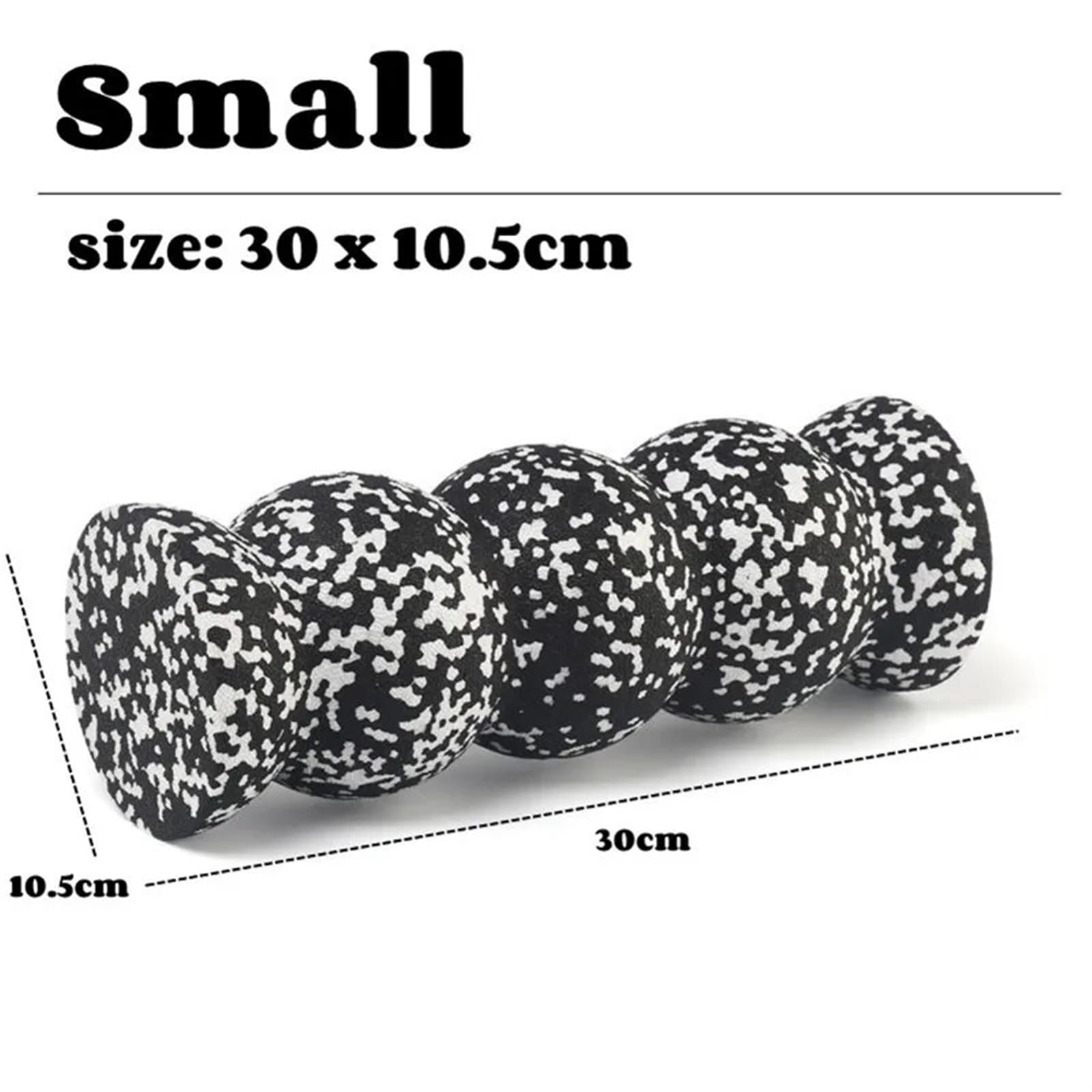 Rullo di schiuma for yoga Rullo for massaggio fitness EPP a forma ondulata for la terapia dei punti trigger Sollievo dal dolore al collo e alla gamba posteriore a rilascio miofasciale Foam Roller(Big