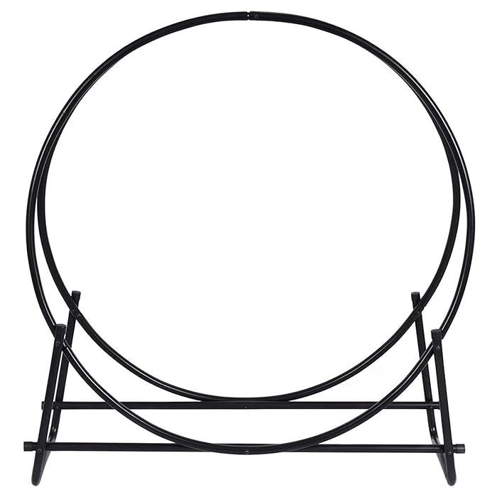 Buy firewood storage rack outdoor Round Firewood Racks, Firewood Rack