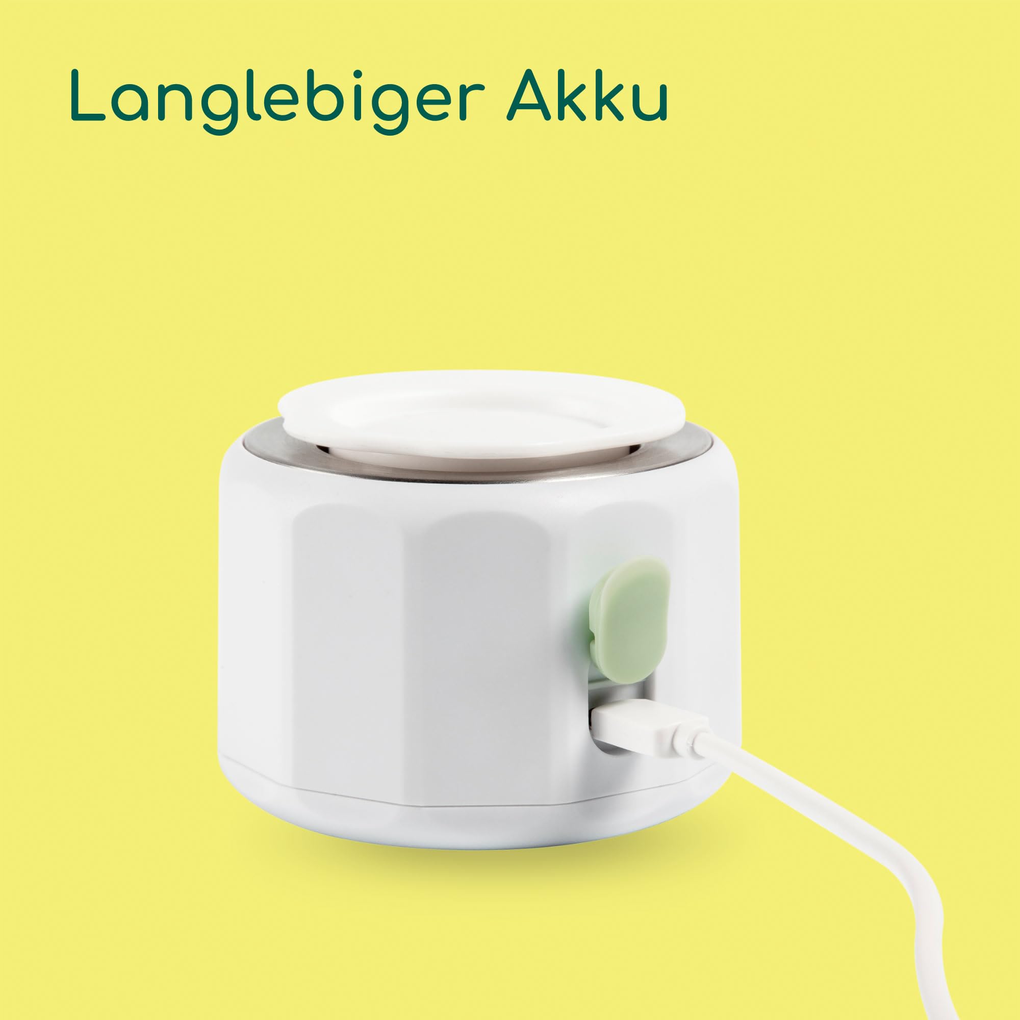 Bebeconfort Digitaler Kompaktflaschenwärmer, Flaschenwärmer baby für unterwegs, kompakt L6,5 x B6,5 x H8 cm, leicht im Gewicht (280 Gramm), digitale Anzeige, langlebiger Akku, Temperaturregelung