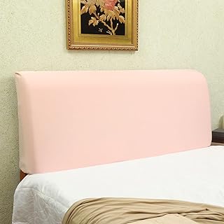 Rozciągliwy pokrowiec na zagłówek łóżka, wysoce elastyczny pokrowiec na zagłówek, pyłoszczelny ochraniacz do drewna/rattanu/tapicerowany/metalowy wezgłowie rozmiar królewski szer. 67"-75" / 170-190 cm