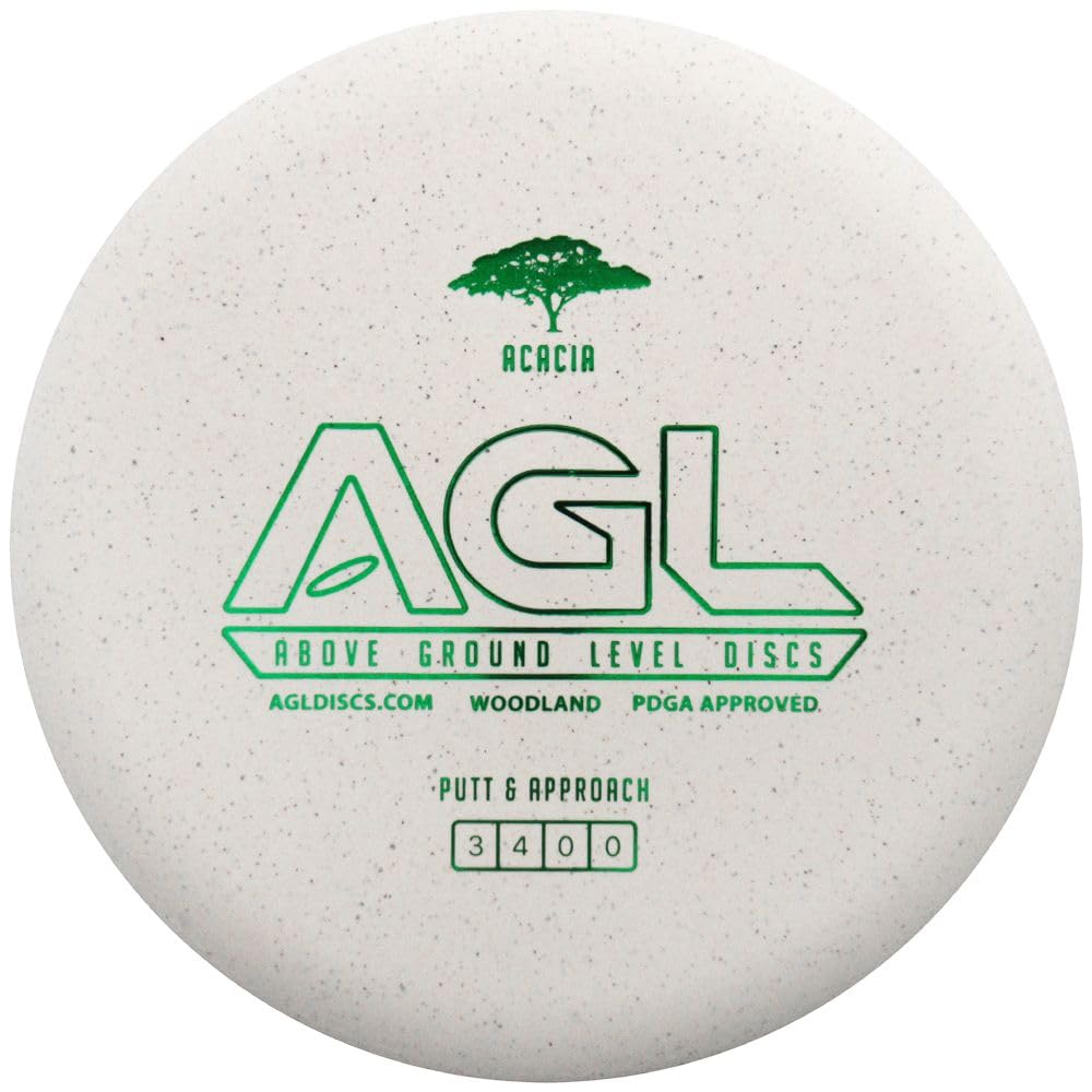 Above Ground Level Hemp Woodland Acacia Putter Golf Disc, 173-176g