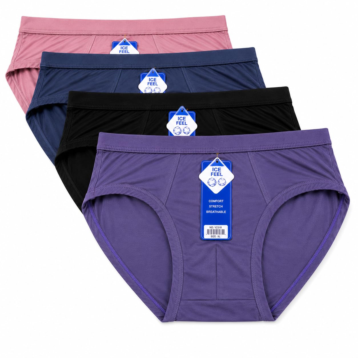 Brief for Men's Ultra-Soft Modal Lycra Briefs | High Stretch Breathable Underwear Man Chose Combo Pack-image-15