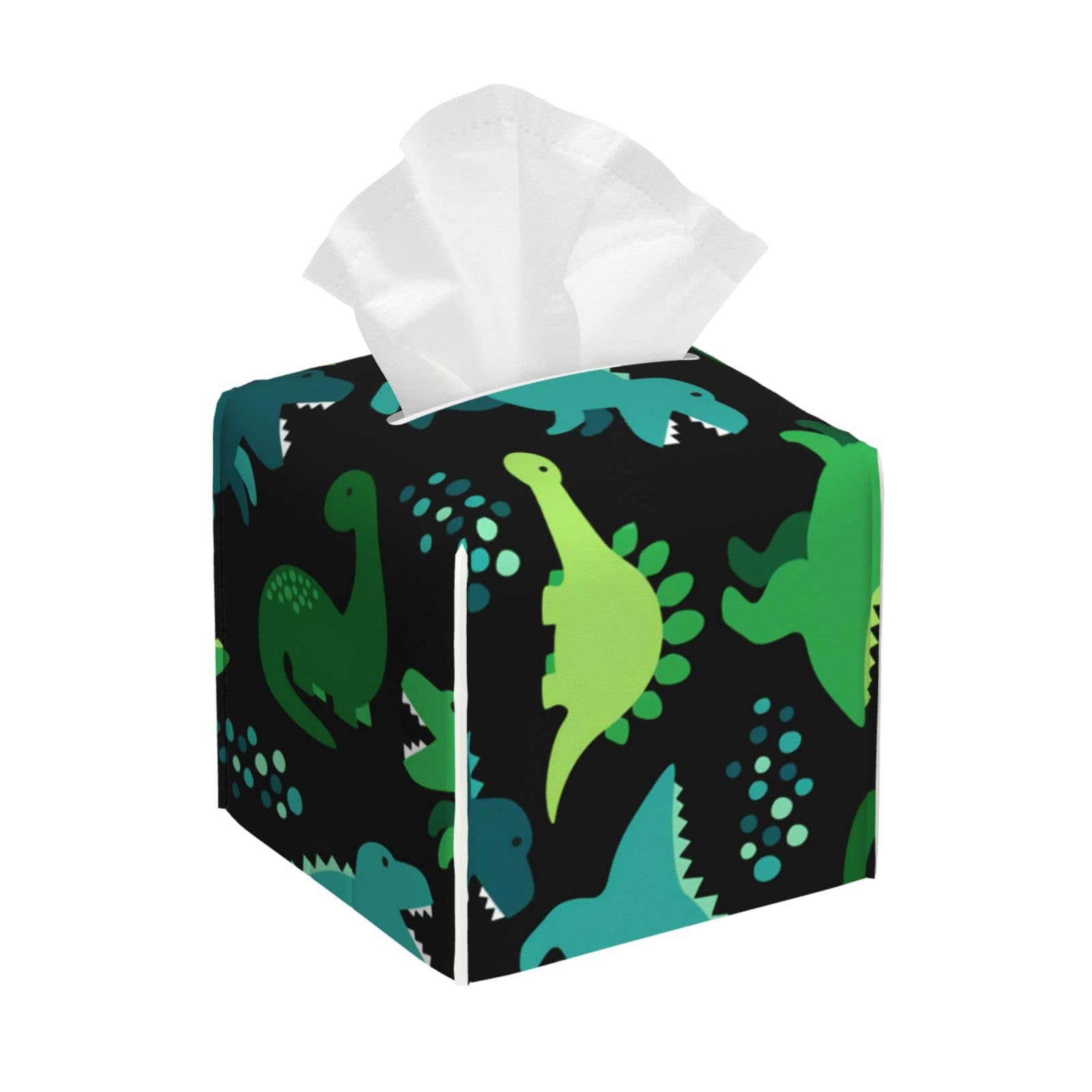 Xingfox As Pic Dinosaur Tissue Box Cover, Fashionable Decorative Storage Box, Suitable For Most Places