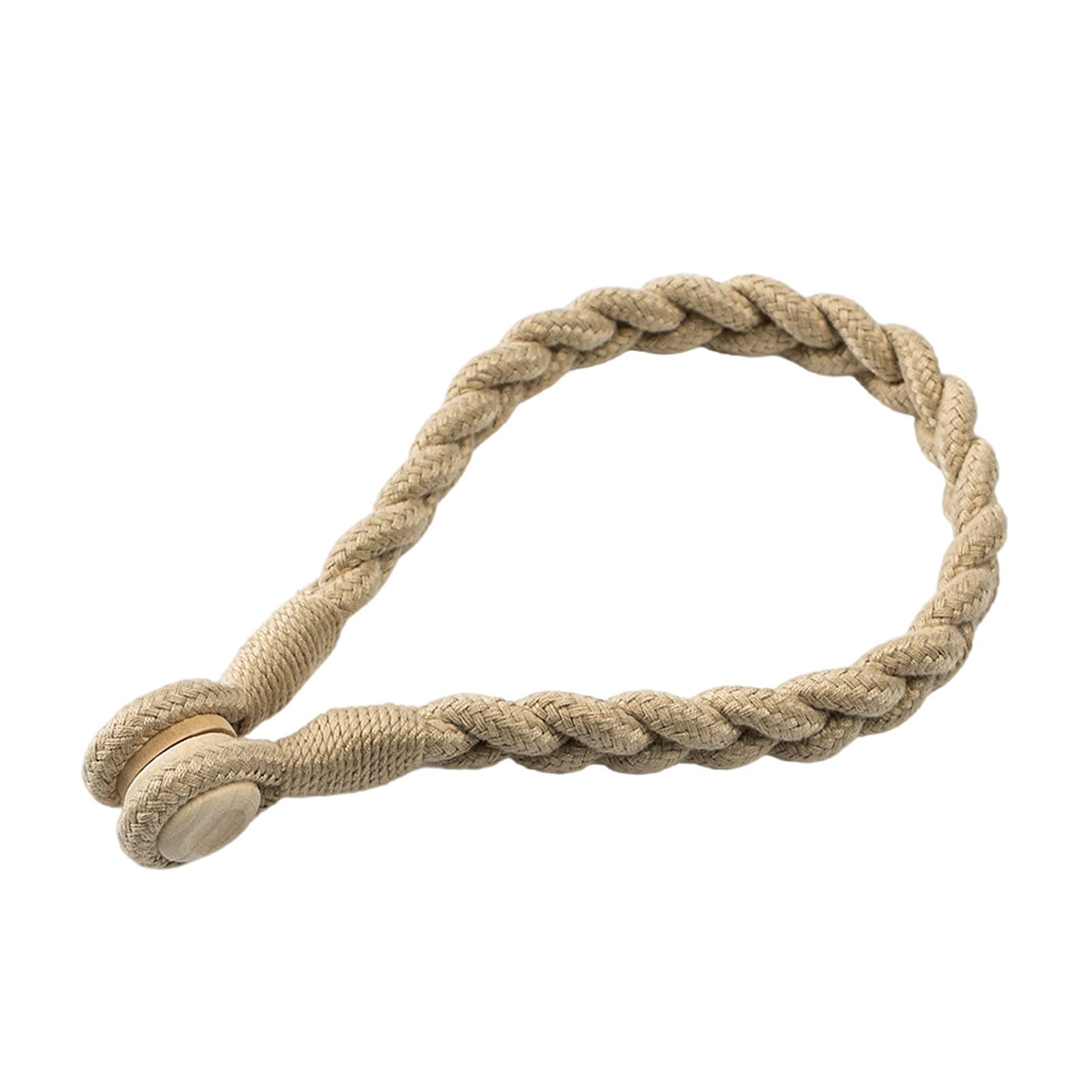 Ferma Tende con Calamita,Fascette Magnetici per Tende,Fermatenda Magnetici per Tende,Design di Corda Intrecciata Durevole,Obusto E Durevole,No Perforazione,per Tende da Interni Ed Esterni