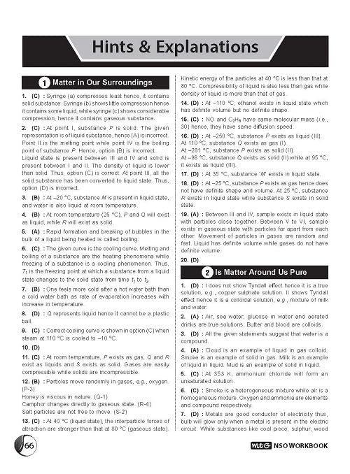 Image of MTG National Science Olympiad (NSO) Workbook Class 9 - Chapterwise Quick Recap, Previous Year Solved Paper & Achievers Section - SOF Olympiad Books For 2025-26 Exam