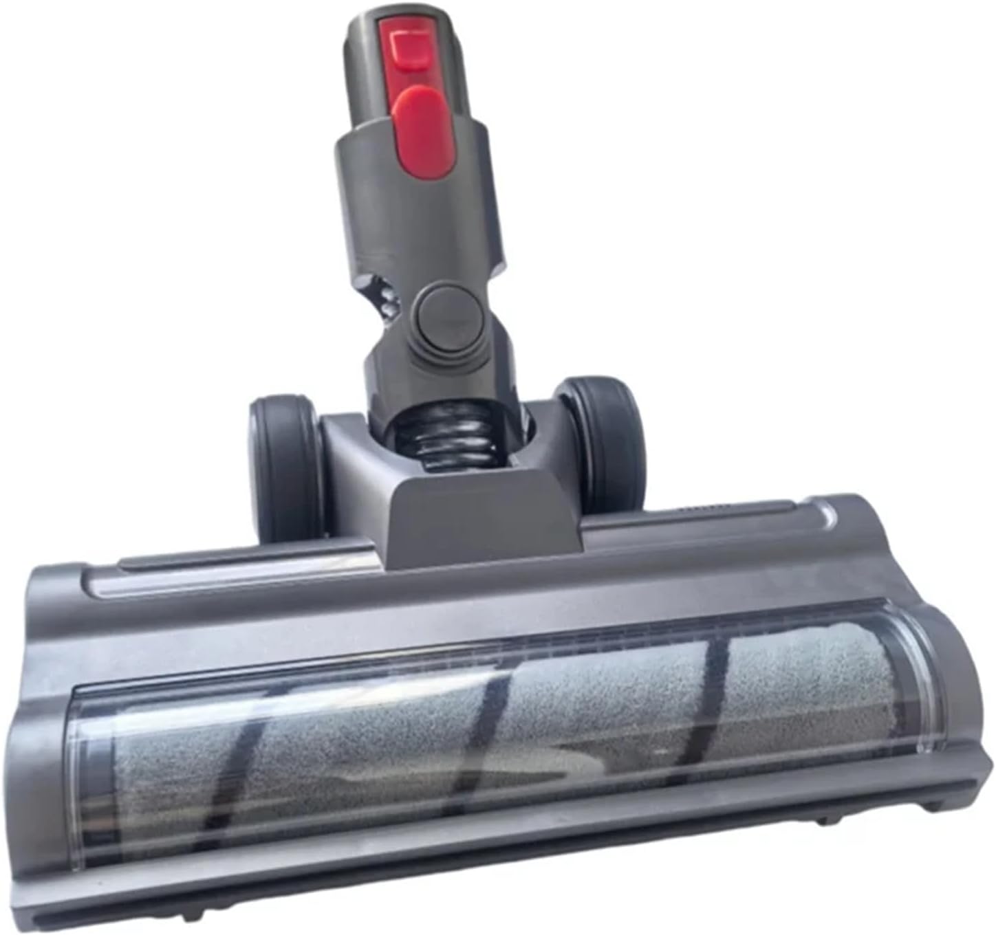 Compatible for V7 V8 V10 V11 V15 Vacuum Cleaner, WCS Soft Roller Brush Head with LED Dust Lights and Switch Lock