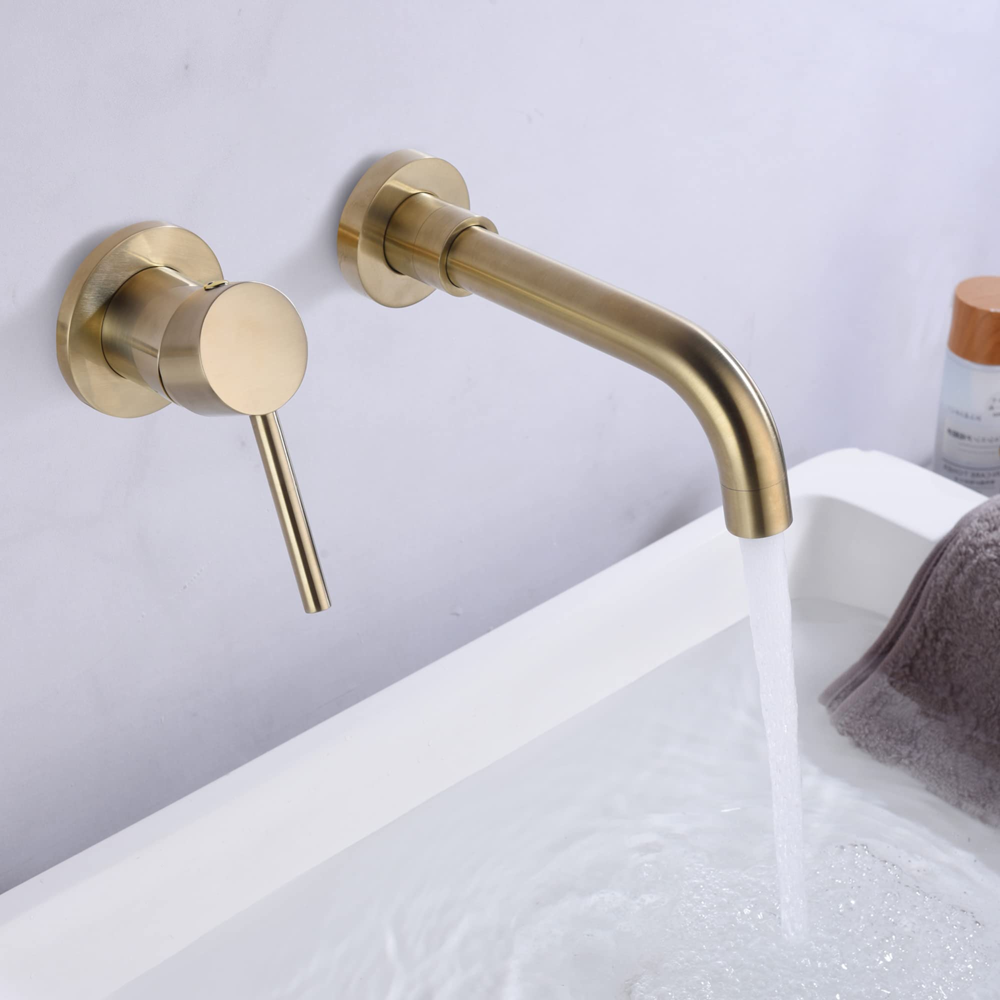 Bateria łazienkowa ścienna lewostronna S1394BGI-LH + odpływ automatyczny S7304BG