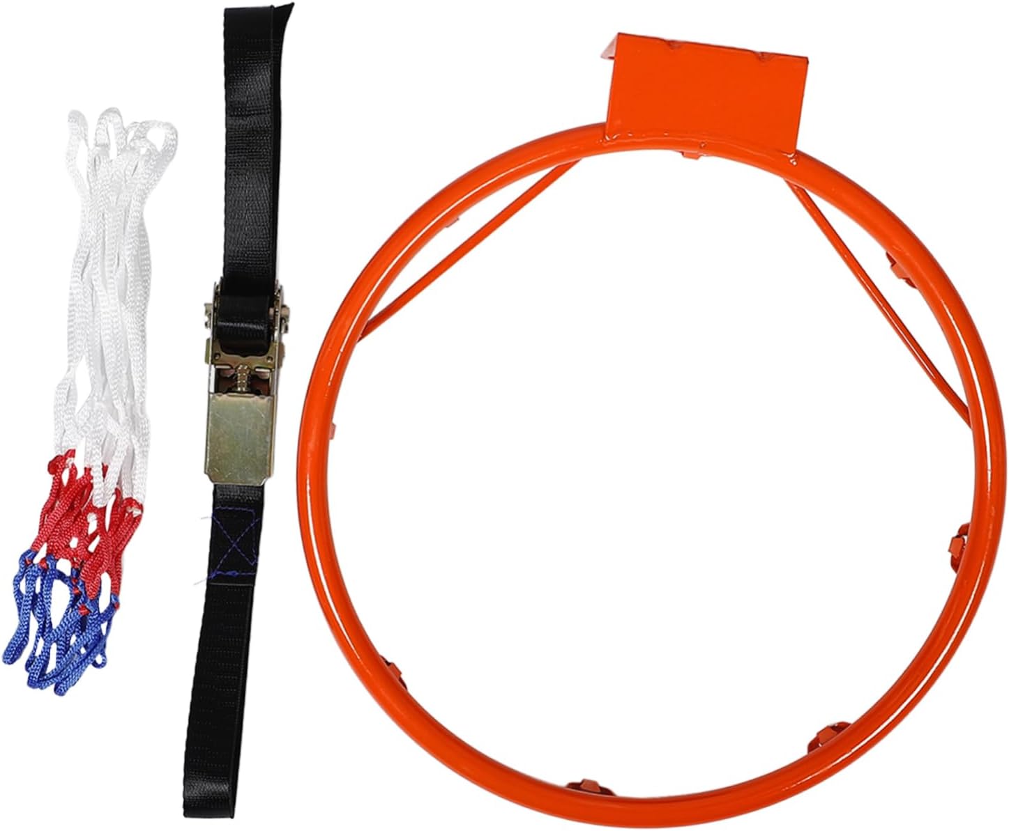 UPKOCH Basketball Hoop for Training Lightweight No Drill Rim for Easy Setup for Youth Basketball Competitions Solid Orange Wall Mount Goals