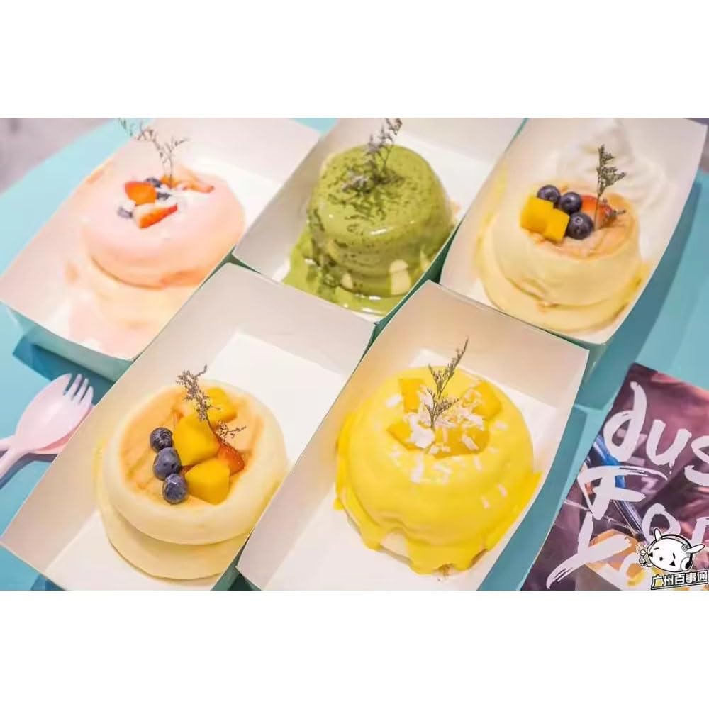 FOTN Digital copper baking plates souffle machine mini waffle pancake maker machine commercial griddle (110, Volts), large, yellow, NP-410-2