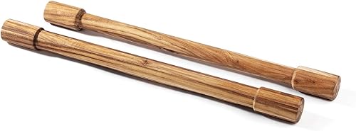Miniatura 6 de Ironwood Gourmet Palos de amasar de madera de acacia, juego de 2 palos de amasar largos