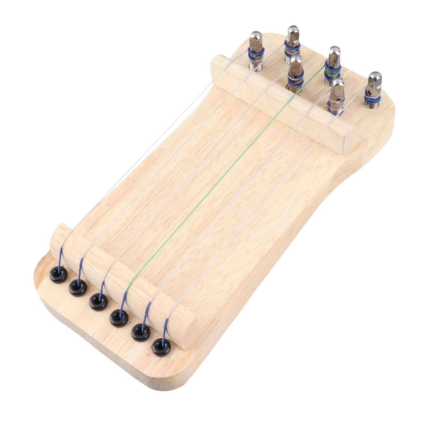 Mini outil d'entraînement Guzheng à 6 cordes avec sac de rangement inclus pour l'entraînement technique de la main droite, se familiariser avec le doigté, entraîneur de