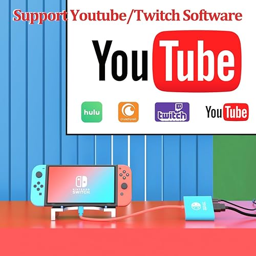 Miniatura 4 de Switch Dock for Nintendo Switch Tv Adapter Portable Switch Docking Station, Switch TV Adapter Compatible Steam DeckSwitch OLED, USB C to HDMI