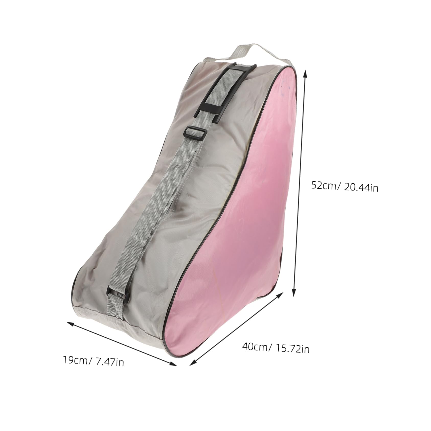 Toyvian Tracolla per Pattinaggio Alta Capacità Design per Ghiaccio e Inline Colore Rosa Facile e Utilizzare