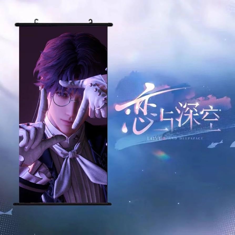 Amazon.co.jp: 恋と深空 ホムラ 壁掛け絵画 タペストリー 30cm x 60cm