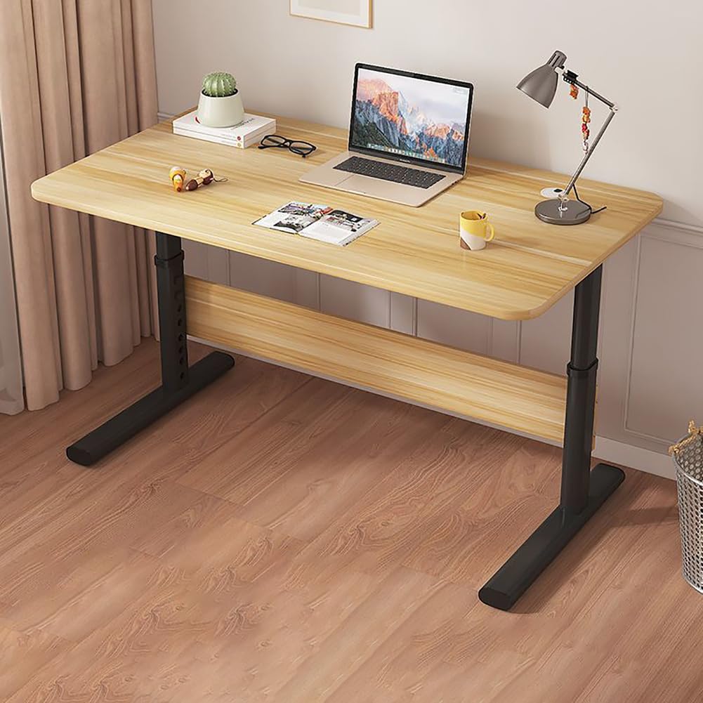 CGCSYZ Adjustable Height Desk, Computer Desk with Joint Panel, Office Workstation, Ergonomic Workstation for Home Office, 80x60cm, Stylish & Functional Furniture