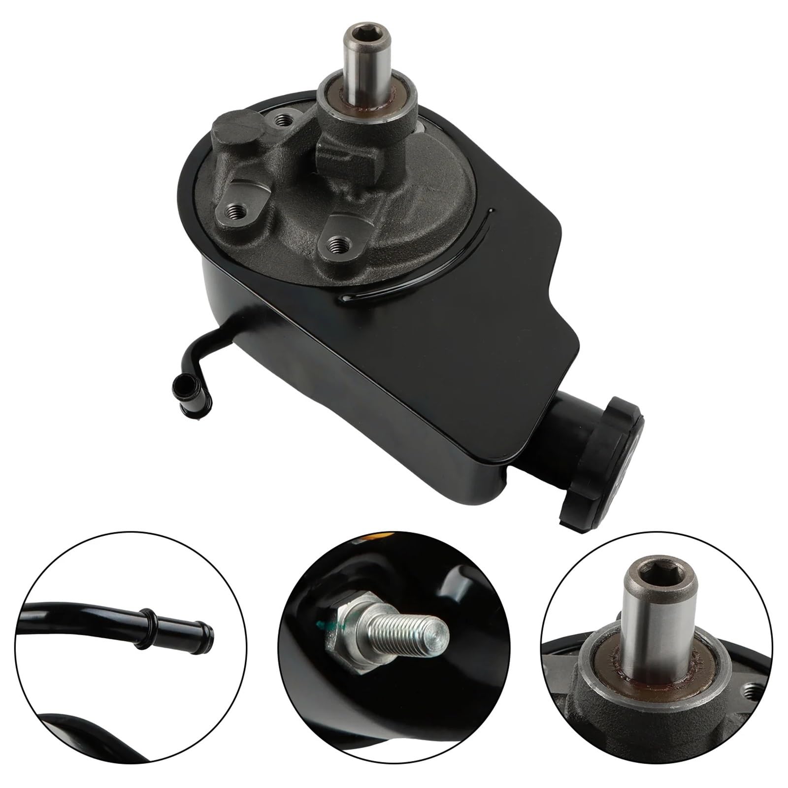 Bomba de asistencia dirección Bomba de dirección asistida compatible con Chevy compatible Silverado 2002-2007 1500 20-8704 Piezas repuesto para motor coche