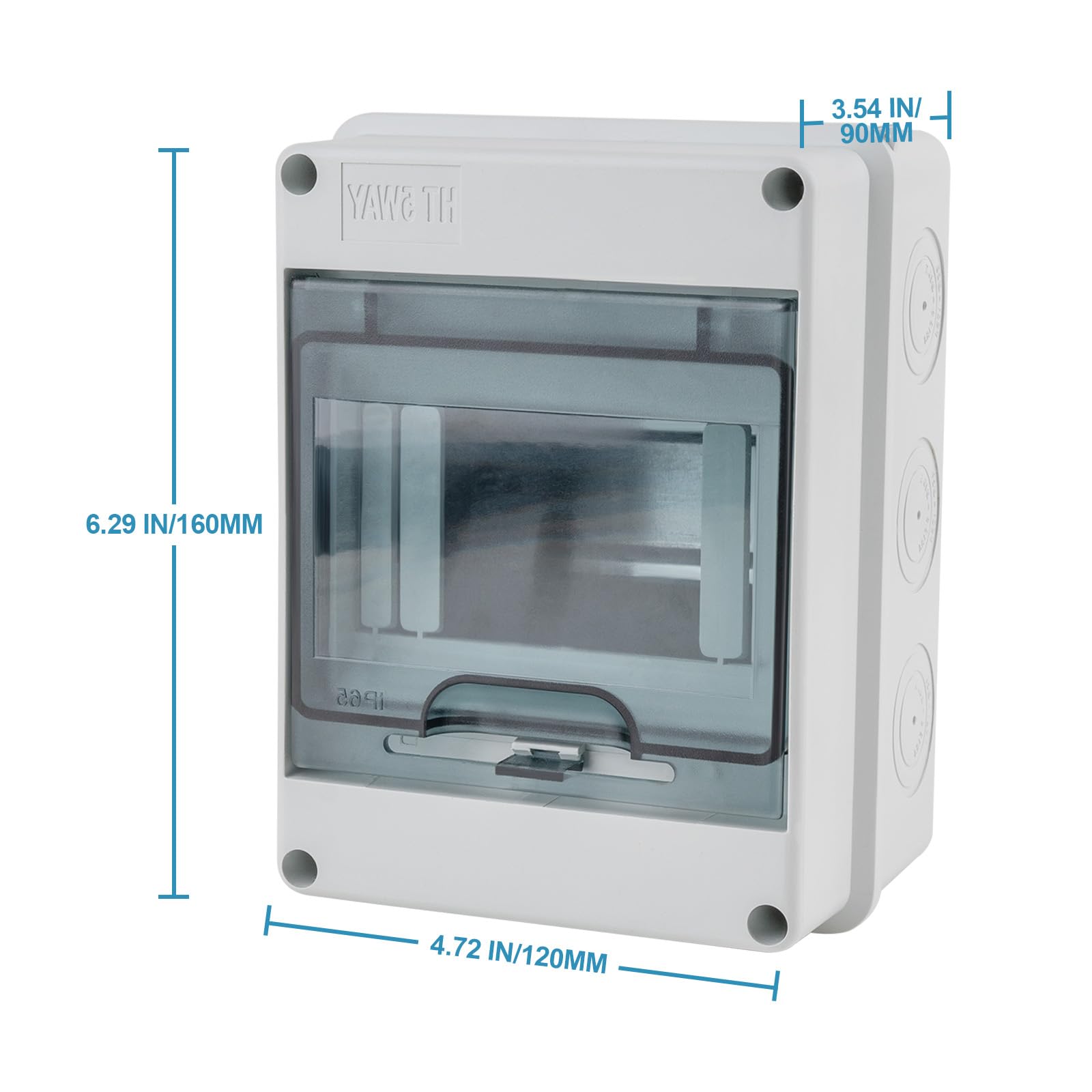 SYIZYEN 5 Way Circuit Breaker Box, IP65 Distribution Protection Box 2