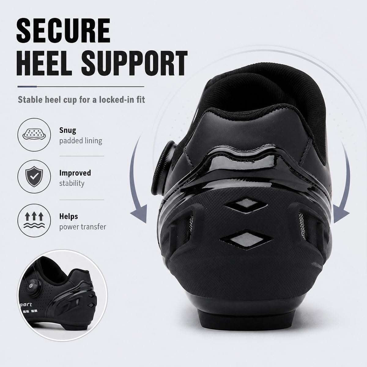 Scarpe MTB Uomo & Donna con Tacchetti - Taglie 36-47 EU