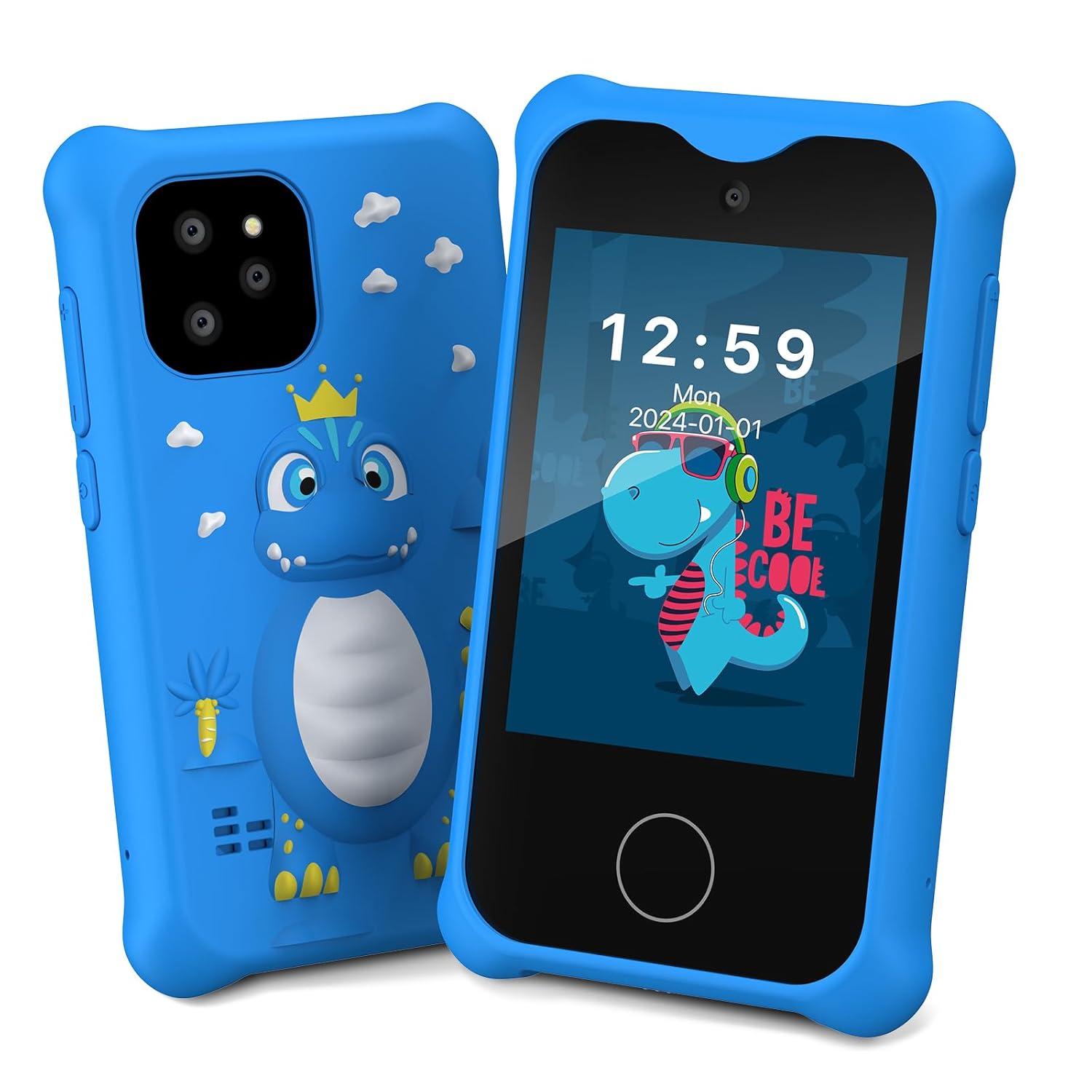 Adicop Kids Smart Phone Toys Cell Phone for Boys Girls Toddlers Baby Childrens 3-8 Years Old with Camera Touchscreen for Birthday Blue Adicop Kids Smart Phone Toys Cell Phone for Boys Girls Toddlers Baby Childrens 3-8 Years Old with Camera Touchscreen for Birthday Blue