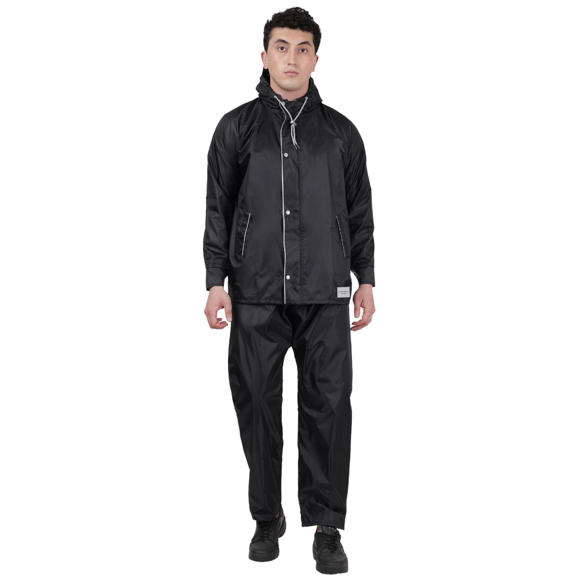 indian terrain Men's Rain Coat with Pant and Pocket waterproof and heavy duty-picture-34