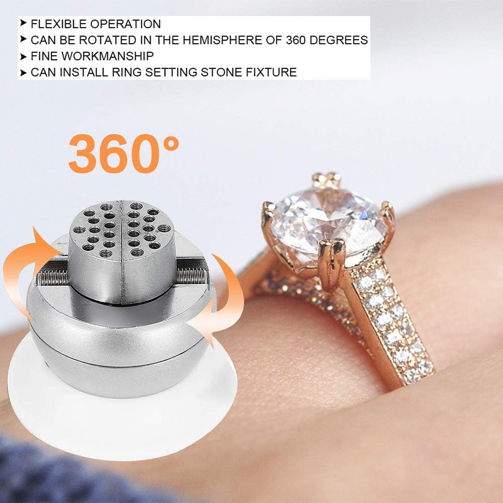 Changor Block Ball Vise, Engraving Ball Vise Setting Tool for Jewelry Setting for Engraving Gemstone Settings Handwork Steel - Image 2