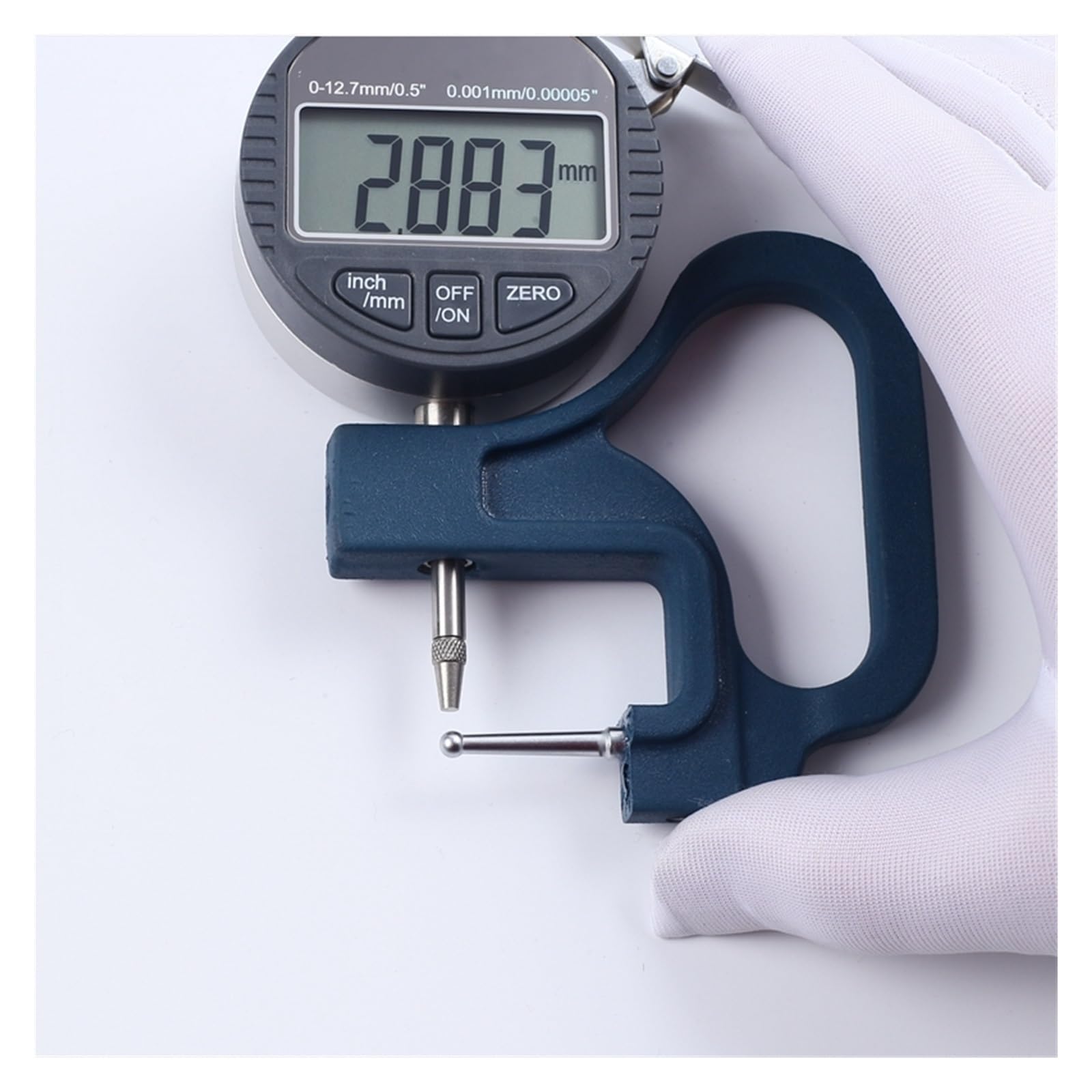 0.001mm Elektroniczny Miernik Grubości Rurki 0-10mm Cyfrowy Mikrometr W Kształcie Tuby Gruby Rurowy Wskaźnik Wybierania Szerokość Narzędzia Do Pomiaru