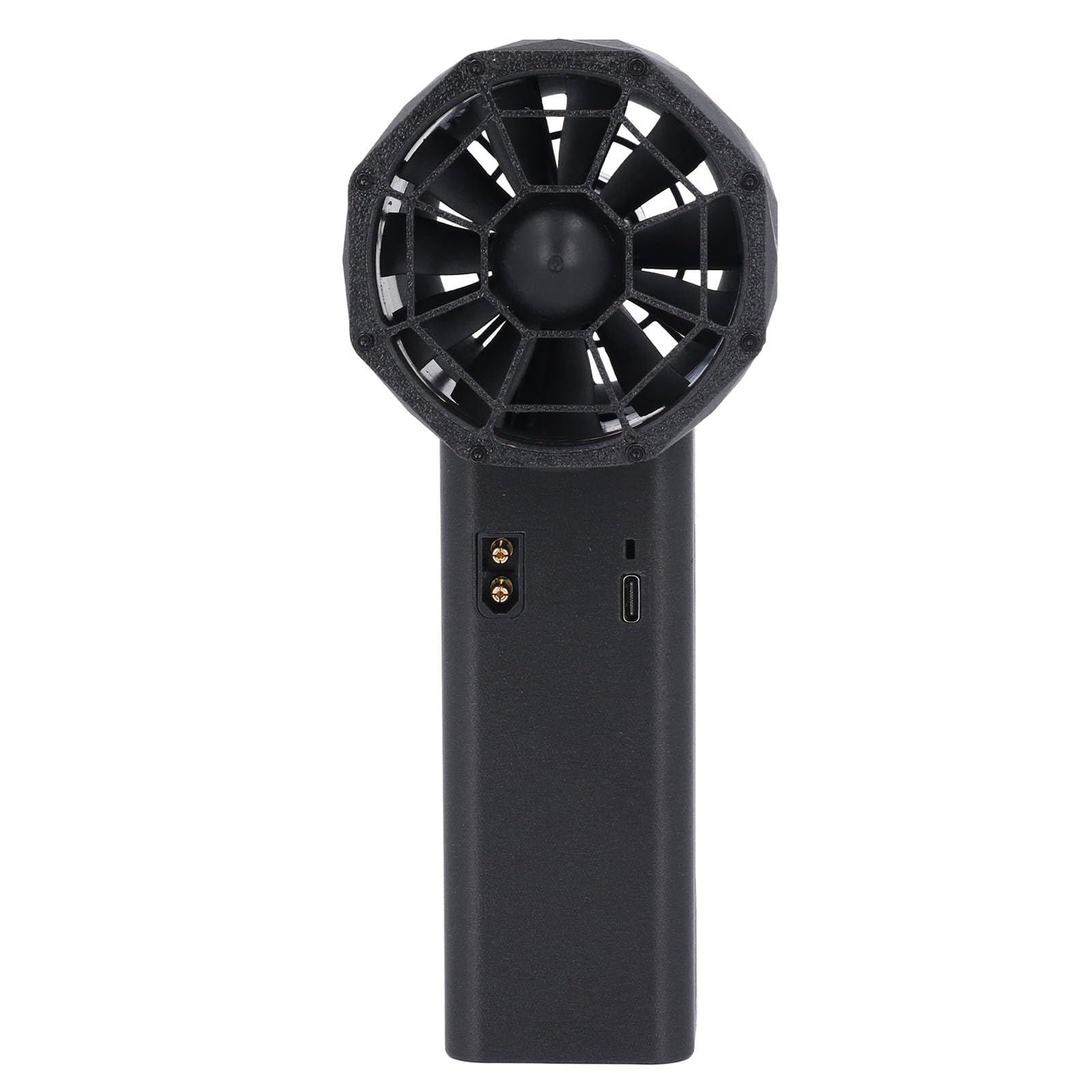 Dmuchawa strumieniowa X64 Pro 64 mm bezszczotkowy silnik turbowentylatorowy z kompozytowym materiałem z włókna węglowego, czarna, do usuwania pyłu przemysłowego, prędkość wiatru (Czarny)
