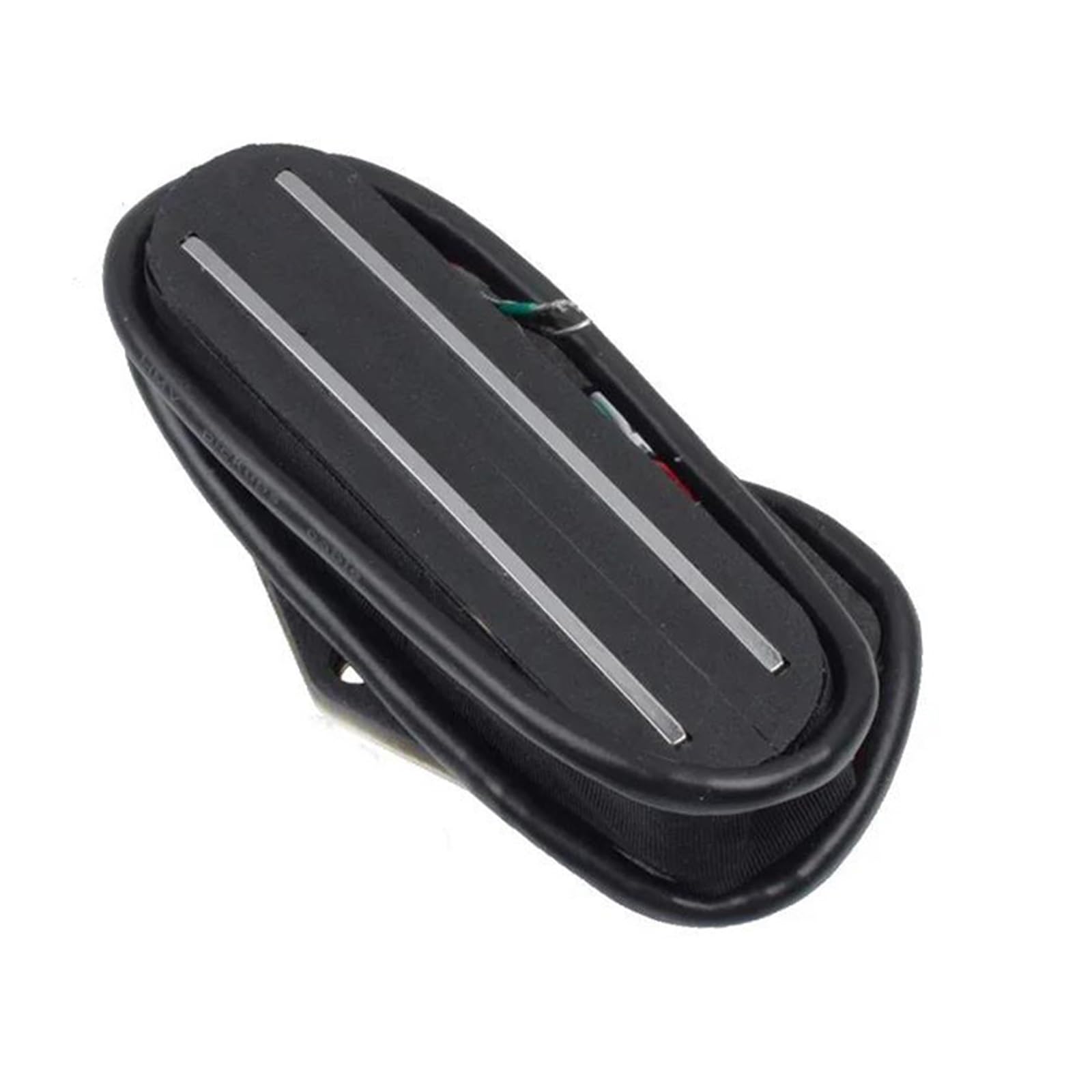 Amantes de la música Pastilla Para Guitarra Eléctr Humbucker Para Guitarra Eléctrica Pastilla De Puente Magnético De Doble Bobina Color Negro Con Plata Accesorios Para Guitarra Eléctrica(9K)