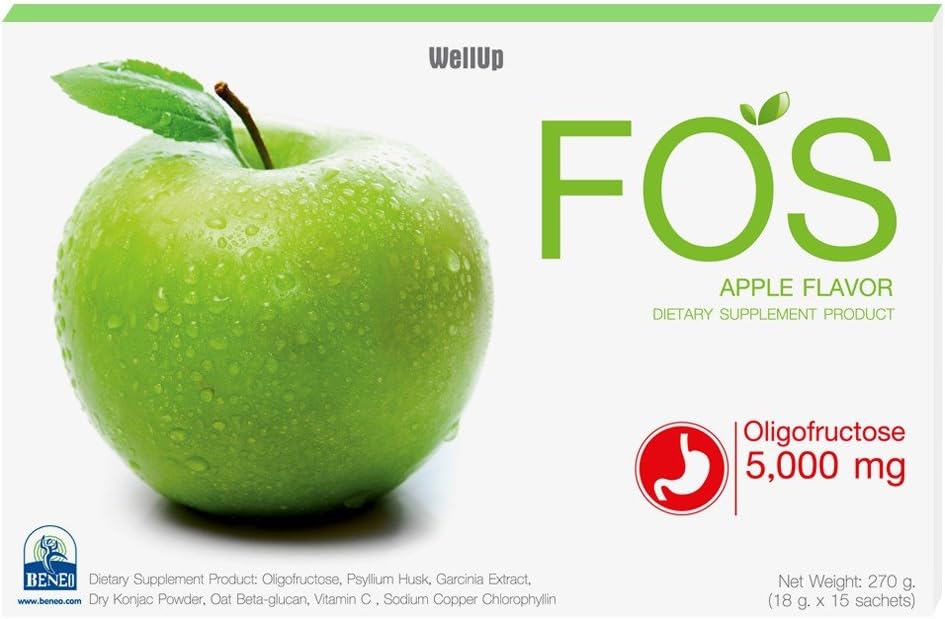 Wellup FOS Detox Dietary Supplement Product Apple Flavor - 15 Sachets/box