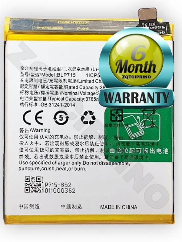 Image of Original BLP715 Battery for Oppo K3 / X / RMX1901 Battery with 6 Month Warranty **** (B87)
