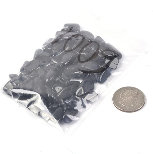 Vista 79 de Justinstones Chips pulidos de hematita triturada piedra rodada adornos curativos de cristal 3.53 oz