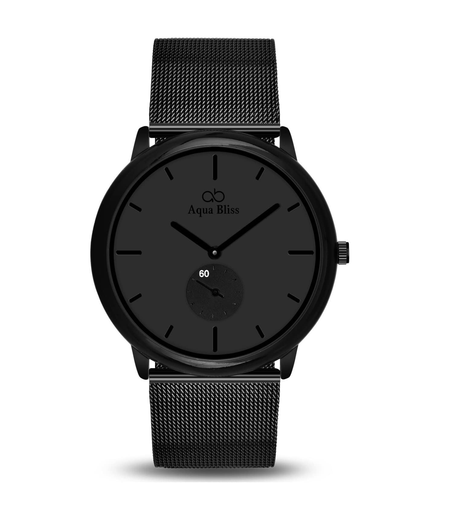 AQUA BLISS -303 Stainless Steel Working Chronograph Mens Watch (Black) (B0C155GWL6) Amazon Price History, Amazon Price Tracker