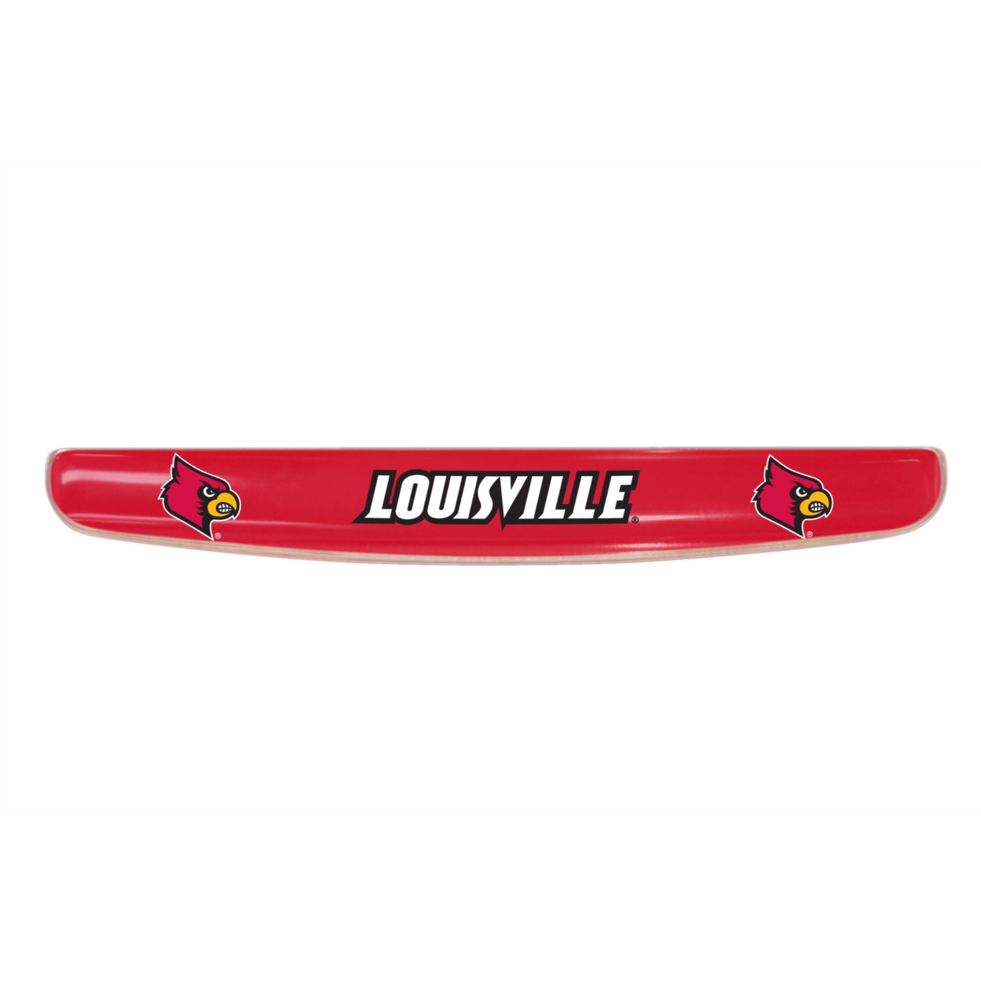 FANMATS 17781 University of Louisville Żelowa podpórka pod nadgarstek do klawiatury, kolor drużyny, 5 cm x 45 cm