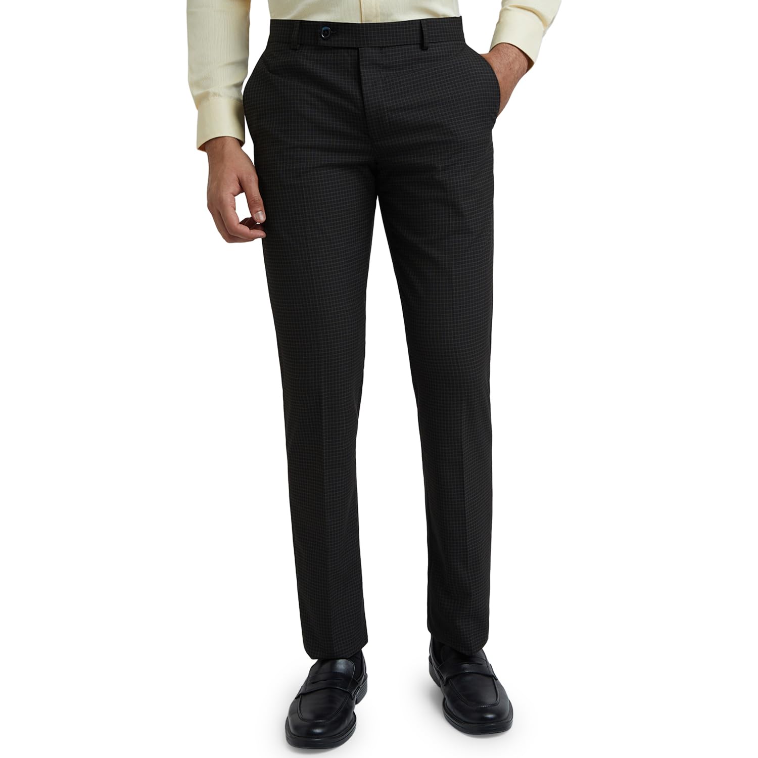 park avenue Men's Regular Fit Mid Rise Trouser-picture-17